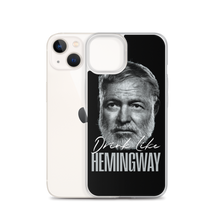 Drink Like Hemingway Portrait Clear Case for iPhone®