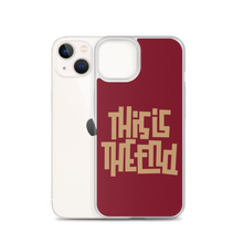 THIS IS THE END? Burgundy iPhone Phone Case