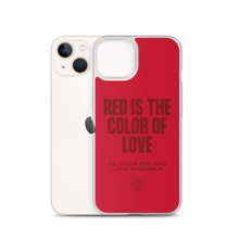 Red is the color of love iPhone® Phone Case