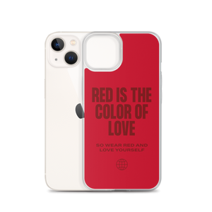 Red is the color of love iPhone® Phone Case