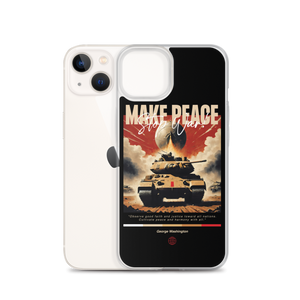 Make Peace Stop War Tank iPhone Case