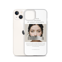 Silence Lao Tzu iPhone Case