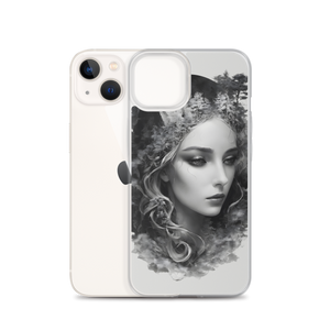 Grayscale Gaia iPhone Case