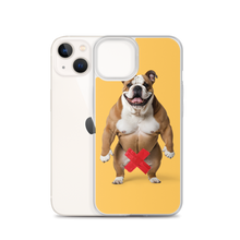 Bulldog X-Tape Yellow iPhone Case