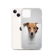 Funny Sad Dog Peep iPhone Case