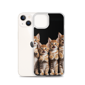 Four Cute Cats iPhone Case