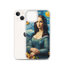 Monalisa Painting in Van Gogh Style iPhone Case