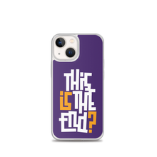 IS/THIS IS THE END? Purple Yellow Reverse iPhone Phone Case