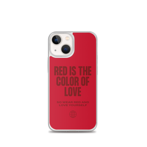 Red is the color of love iPhone® Phone Case