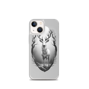 The Grayscale Deer iPhone Case