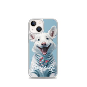 Cute Dog Be Yourself iPhone Case