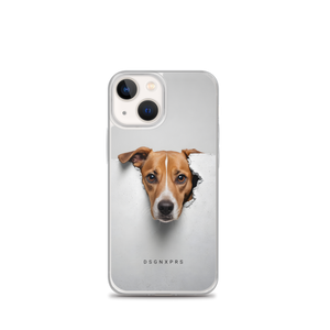 Funny Sad Dog Peep iPhone Case