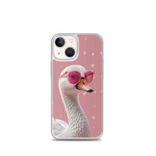 Cute Pink Swan iPhone Case