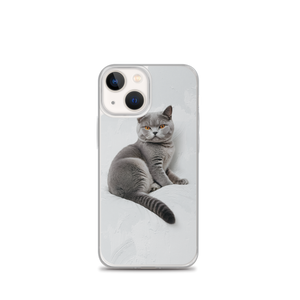 Relaxing British Shorthair Cat iPhone Case