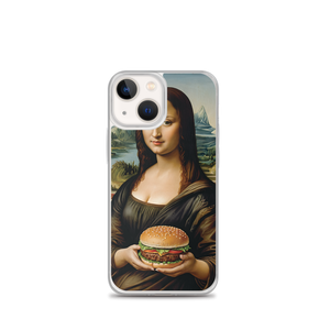 Monalisa Burger iPhone Case