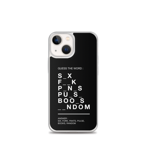 Guess The Word (Funny) iPhone Case