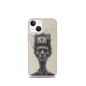 Brain Wash by Media iPhone Case