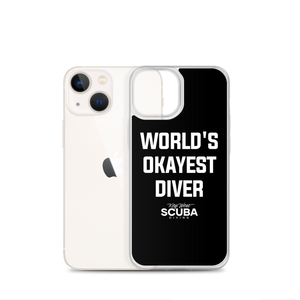 World's Okayest Diver Clear Case for iPhone®