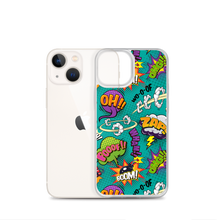 Comic Text Pattern iPhone Case