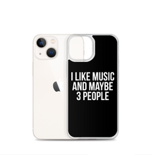 I Like Music and Maybe 3 People iPhone Phone Case