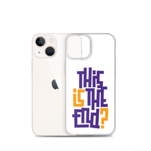 IS/THIS IS THE END? Purple Yellow iPhone Phone Case