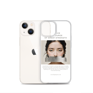 Silence Lao Tzu iPhone Case