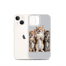 Funny Tripple Cats iPhone Case