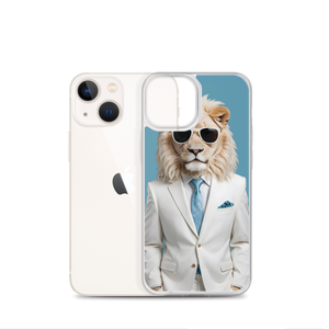 Funky White Lion iPhone Case