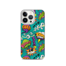 Comic Text Pattern iPhone Case