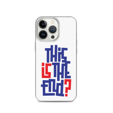 IS/THIS IS THE END? Navy Red iPhone Phone Case