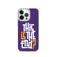 IS/THIS IS THE END? Purple Yellow Reverse iPhone Phone Case