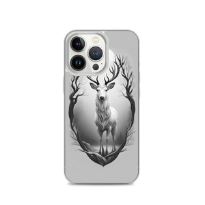 The Grayscale Deer iPhone Case