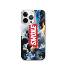 Blue Smoke Fire iPhone Case