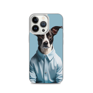 Sad Dog Blue iPhone Case