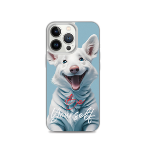 Cute Dog Be Yourself iPhone Case