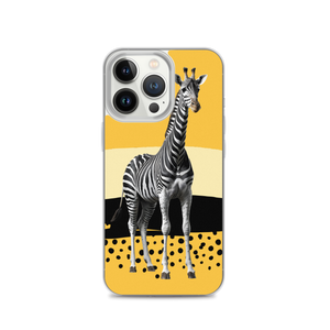 Giraffe Zebra Skin iPhone Case