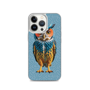 Blue Owl iPhone Case