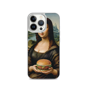 Monalisa Burger iPhone Case