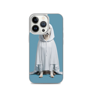 Dog in Ghost Costume iPhone Case