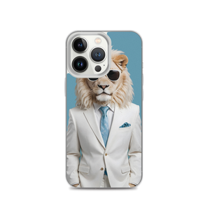 Funky White Lion iPhone Case