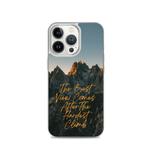 The Best View Comes iPhone Case