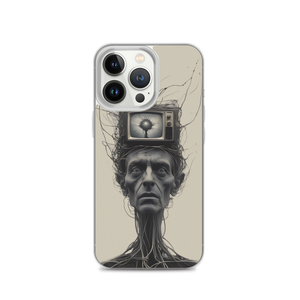 Brain Wash by Media iPhone Case