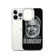 Drink Like Hemingway Portrait Clear Case for iPhone®