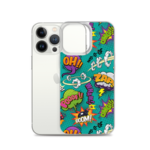 Comic Text Pattern iPhone Case