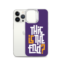 IS/THIS IS THE END? Purple Yellow Reverse iPhone Phone Case