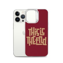 THIS IS THE END? Burgundy iPhone Phone Case