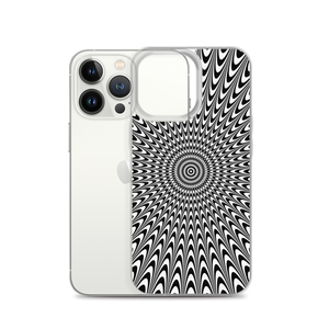 Vertigo Optical Illusion Background iPhone® Phone Case