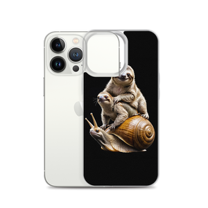 Sloth Riding A Snail iPhone Case