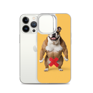 Bulldog X-Tape Yellow iPhone Case