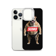 Sumo Bulldog Black iPhone Case